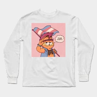 Garfield Pride - Trans rights Long Sleeve T-Shirt